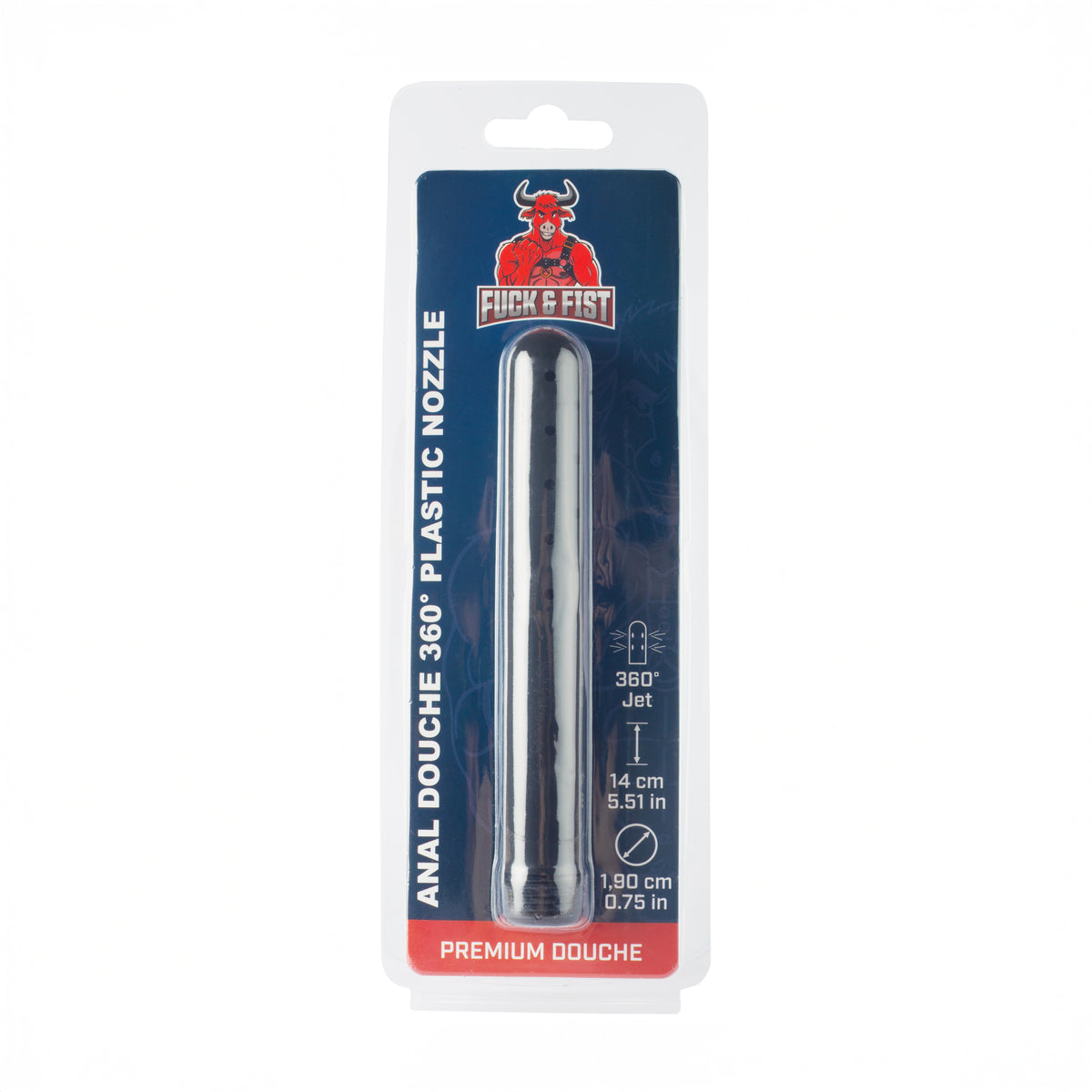 Anal Douche 360 Plastic Nozzle - 13,5 cm