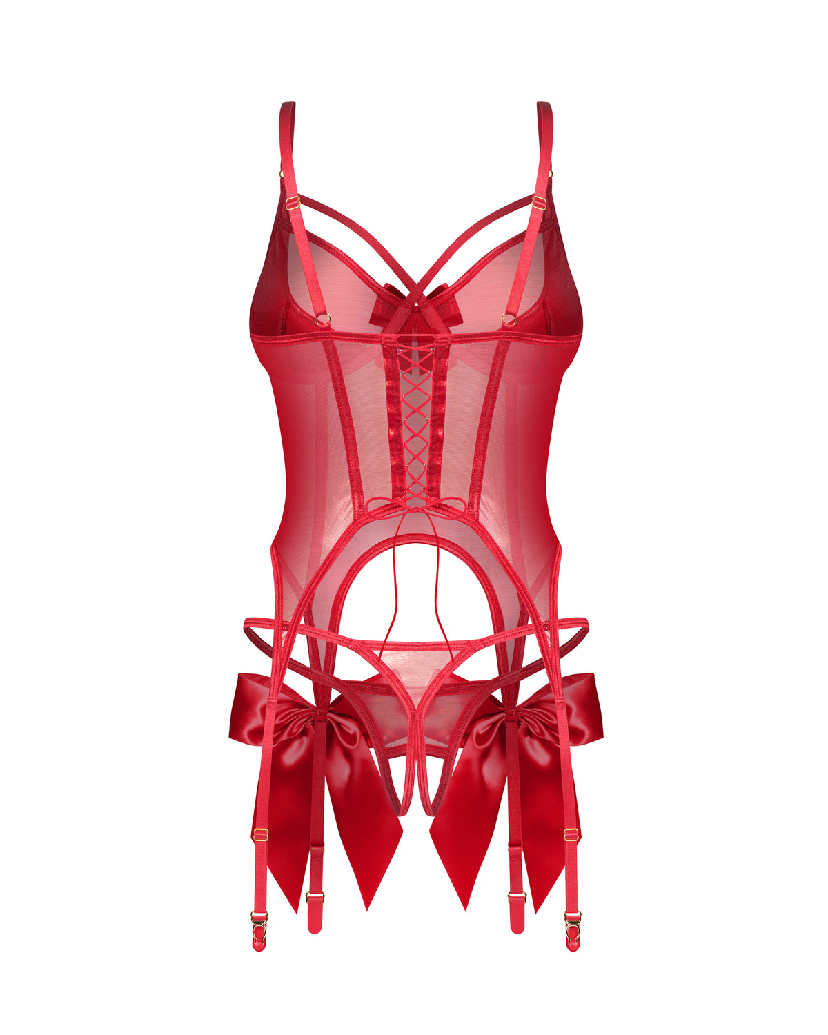 Gifty Red Corset & Thong