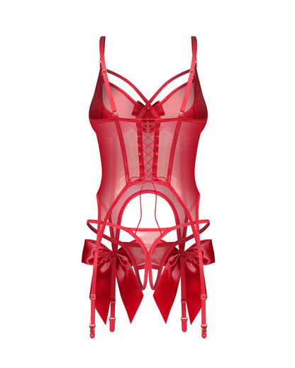 Gifty Red Corset & Thong