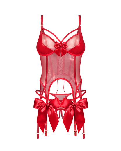 Gifty Red Corset & Thong