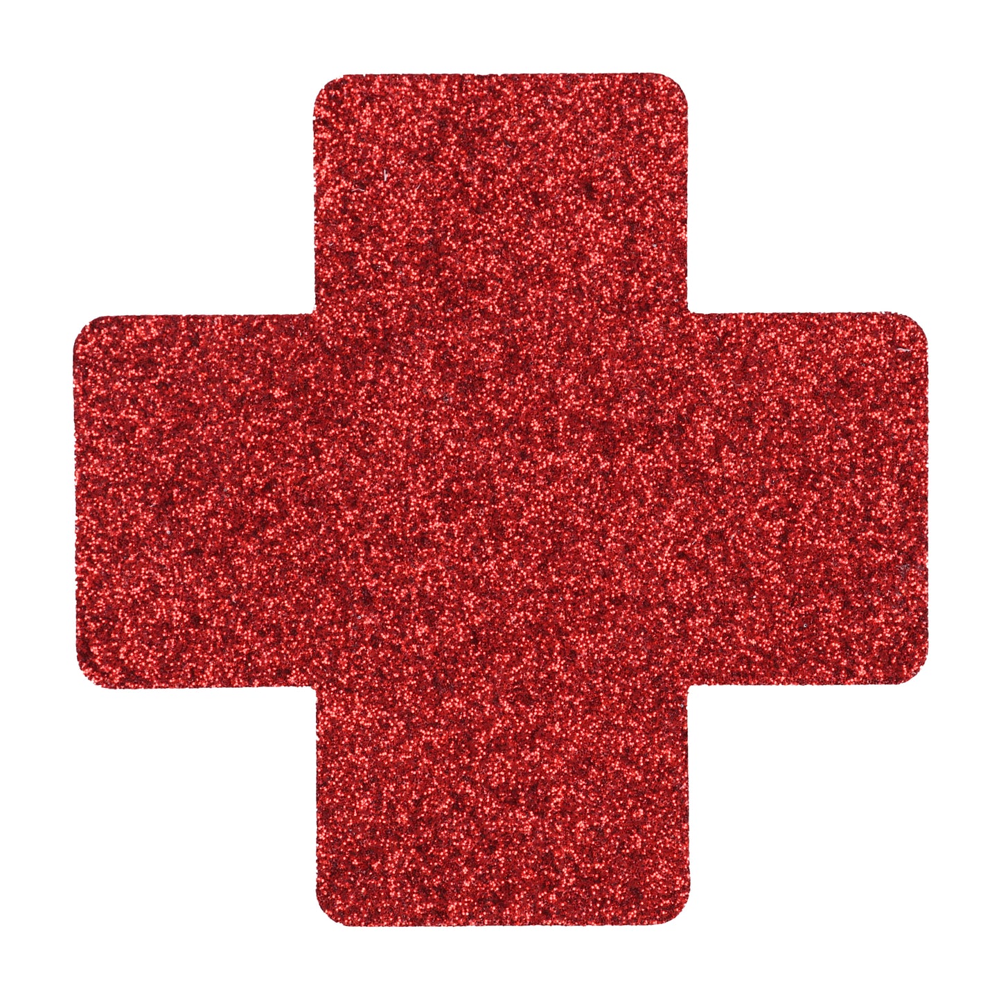Nipple Cover Set - Cross Star Heart - Red