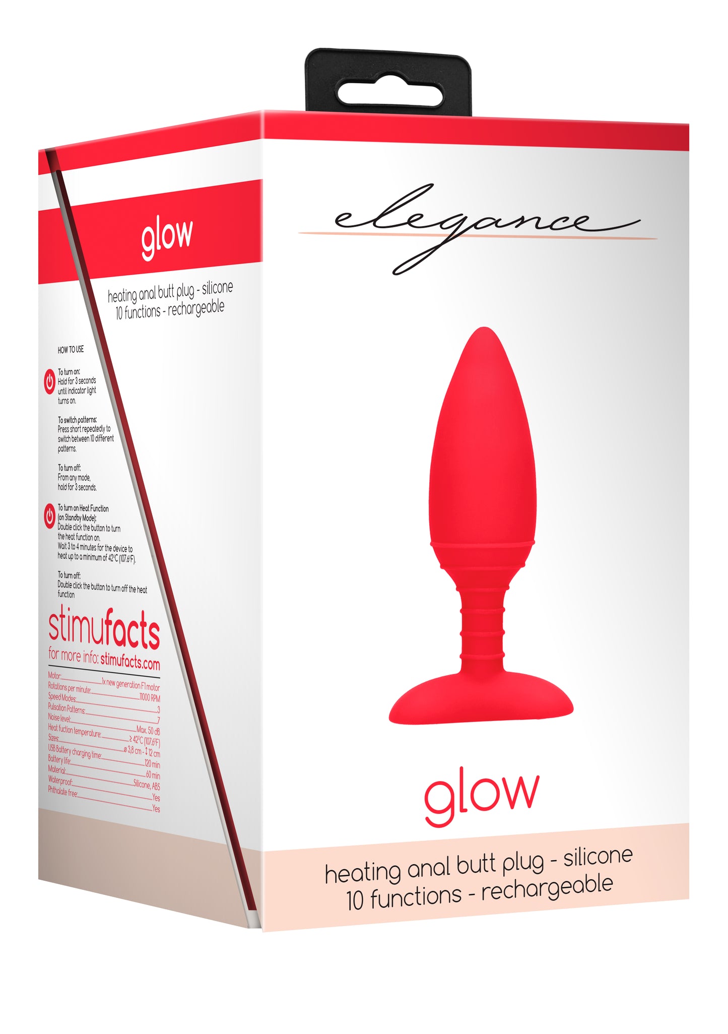 Glow - Heating Anal Butt Plug