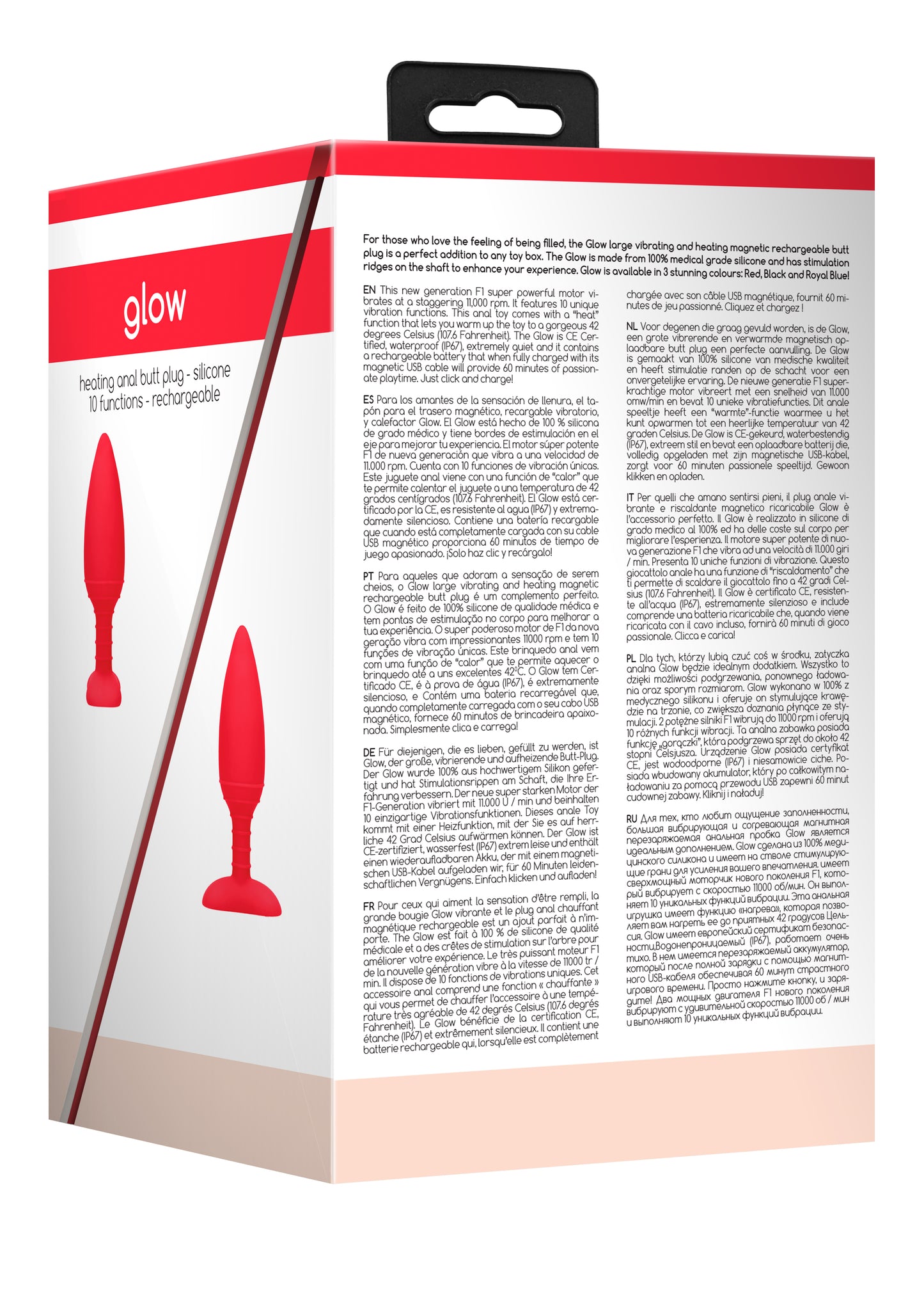 Glow - Heating Anal Butt Plug