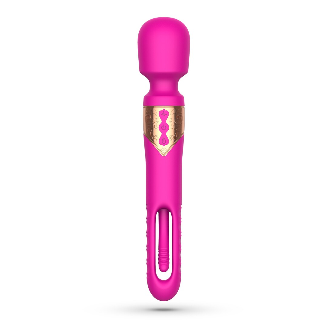 Big Ben - Dual Wand Massager with Flicker - Pink