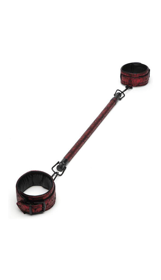Fifty Shades of Grey Sweet Anticipation Spreader Bar with Cuffs Μπάρα Ακινητοποίησης σε Κόκκινο Χρώμα