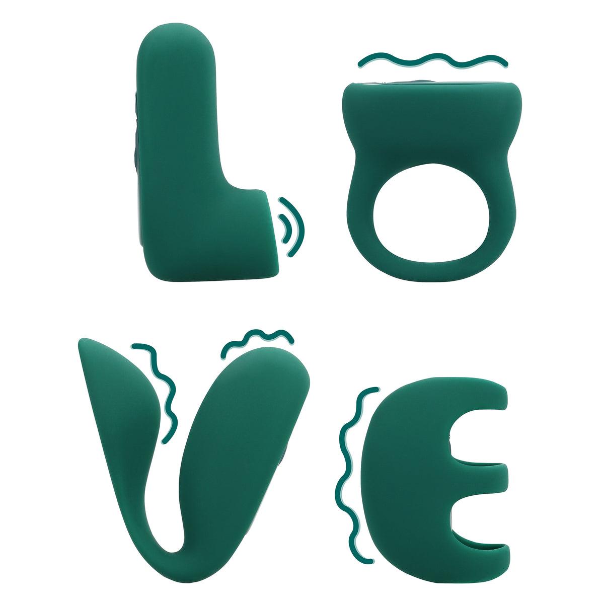 LOVE' (S)explore Set - Green Crystal