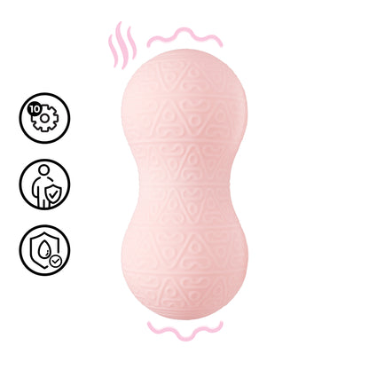 Vibrierendes und wärmendes Massagegerät – Rosa