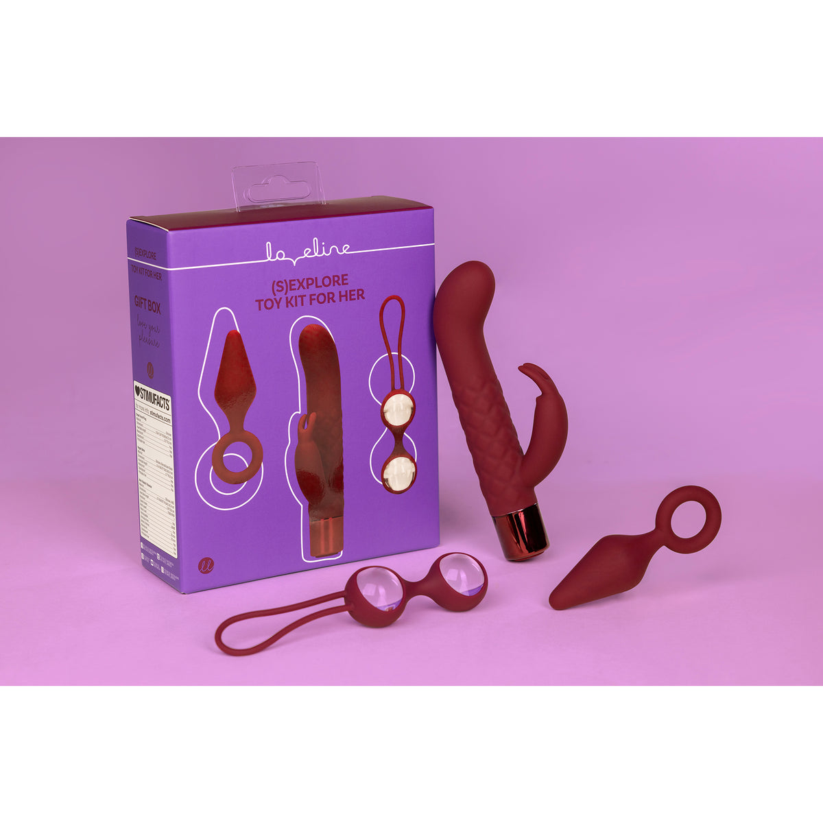 (S)explore - Toy Kit for Her - Dark Cherry