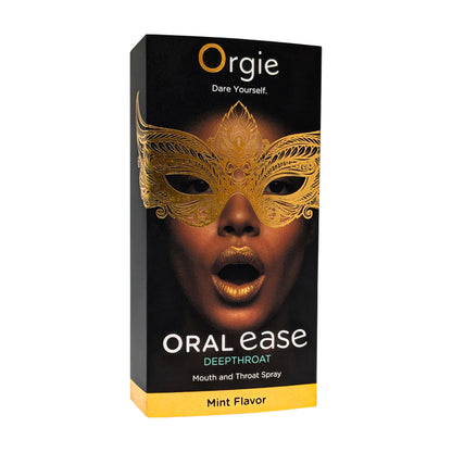 Oral Ease Deepthroat - Mouth and Throat Spray - Mint Flavor - 0.5 fl oz / 15 ml