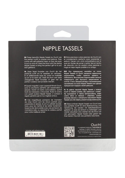 Nipple Tassels Heart Shaped - Black