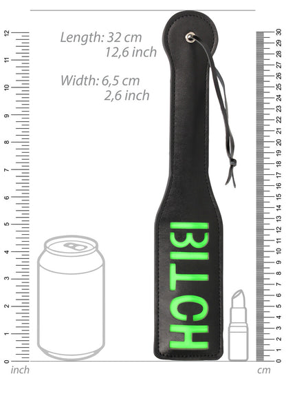 Bitch Paddle – im Dunkeln leuchtend – Neongrün