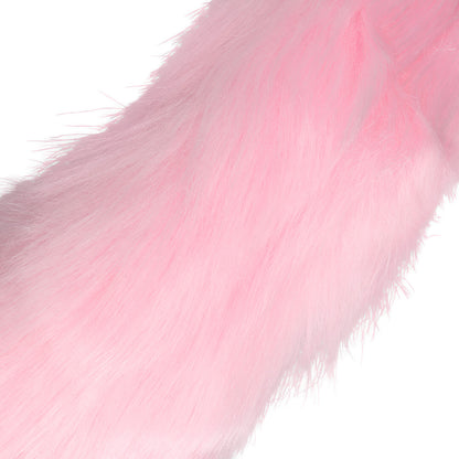 Leuchtender Fuchsschwanz mit Metall-Analysextender - Pink
