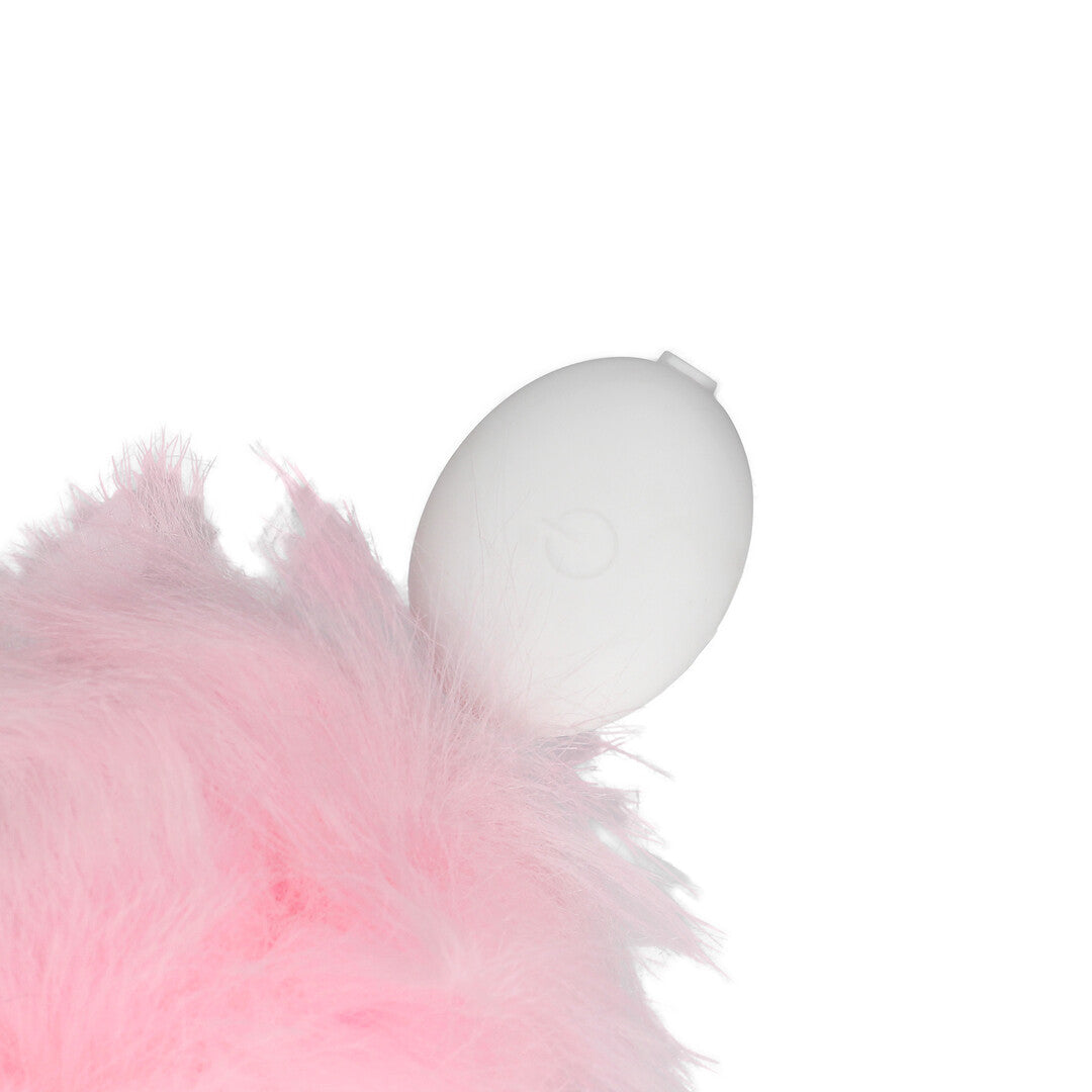 Leuchtender Fuchsschwanz mit Metall-Analysextender - Pink