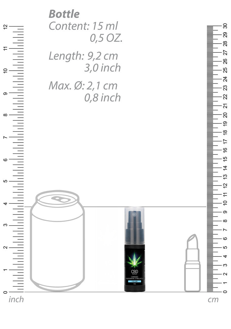 CBD Cannabis Pheromone Stimulator For Him - 0.5 fl oz / 15 ml