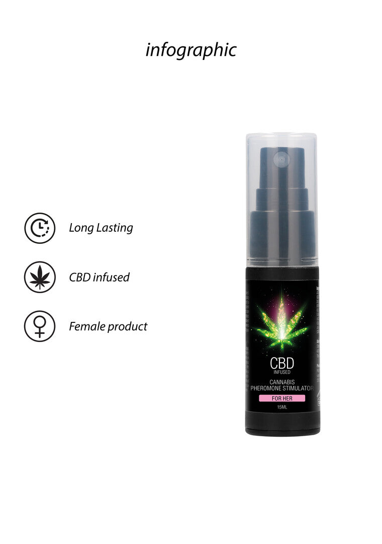 CBD Cannabis Pheromone Stimulator For Her - 0.5 fl oz / 15 ml