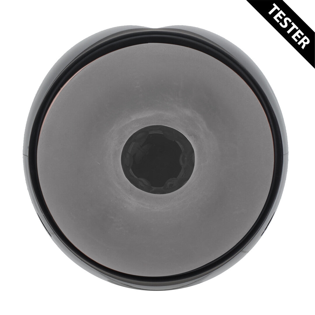 Virtuo - Suction and Vibration Masturbator Pump with Phone Attachment - Gun Metal