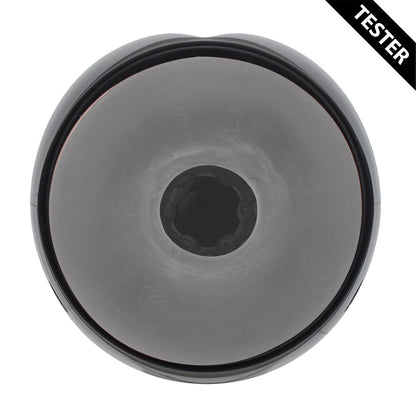 Virtuo - Suction and Vibration Masturbator Pump with Phone Attachment - Gun Metal