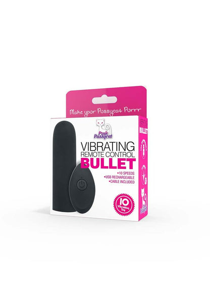 Vibrating Bullet 10 Geschwindigkeiten | Pink Pussycat Fernbedienung
