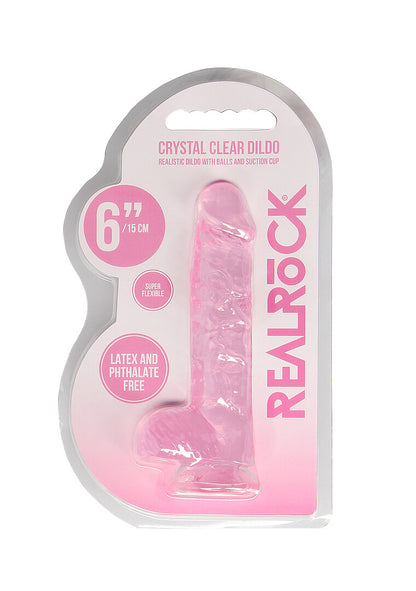 Realistic Dildo with Balls - 6" / 15 cm