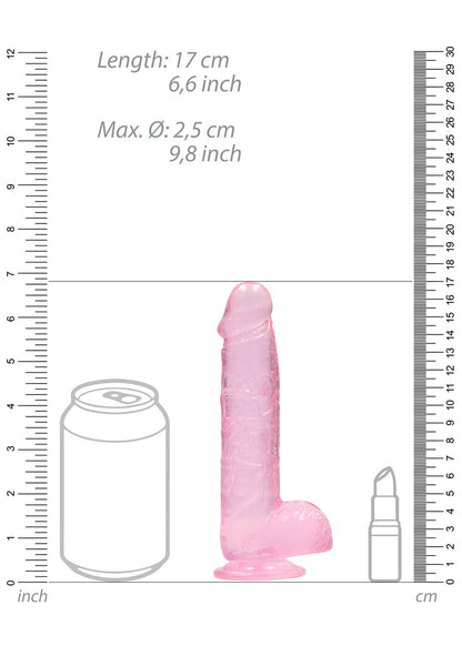 Realistic Dildo with Balls - 6" / 15 cm