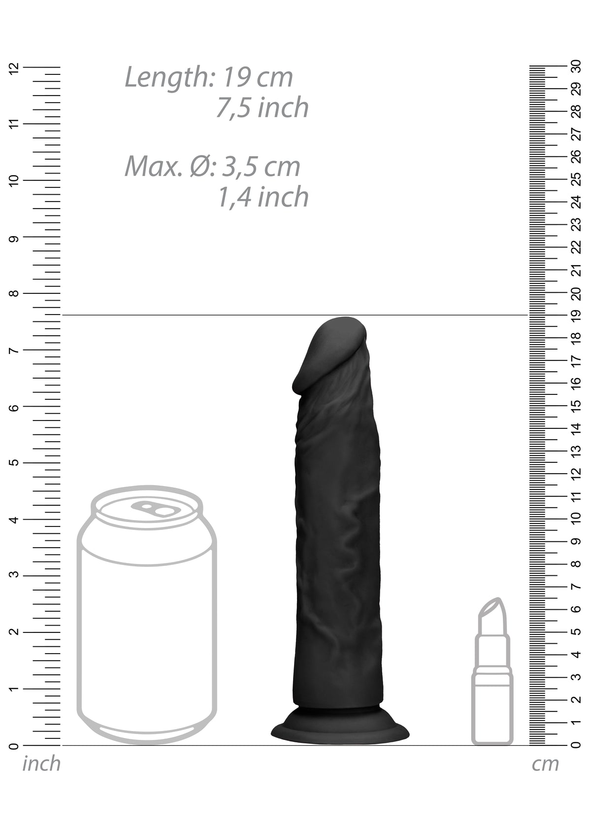 Dong without Testicles - 7" / 17 cm
