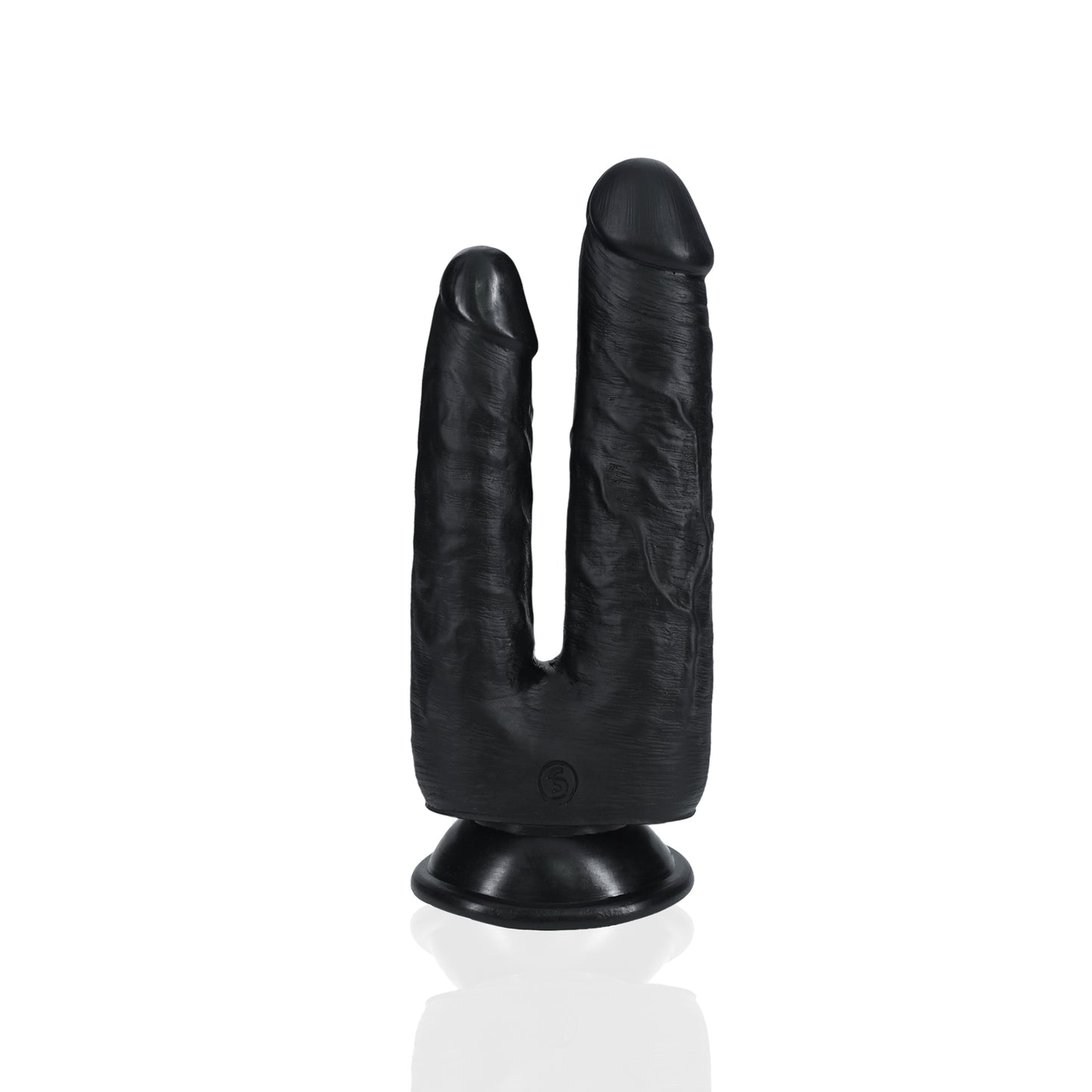 Double Trouble Dildo 5"/6" - 12,7/15,2 cm - Black