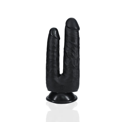 Double Trouble Dildo 5"/6" - 12,7/15,2 cm - Black