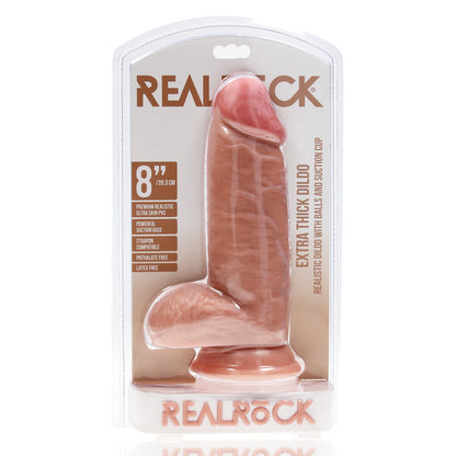 Extra Thick Straight with Balls 8" / 20.3 cm - Flesh