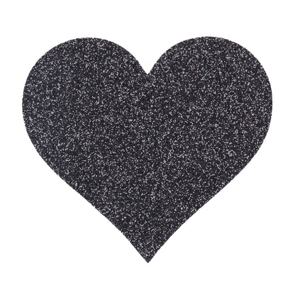 Nipple Cover Set - Cross Star Heart - Black