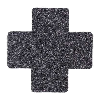 Nipple Cover Set - Cross Star Heart - Black