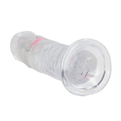 LED Vibrator Penis - 20 cm - Transparent