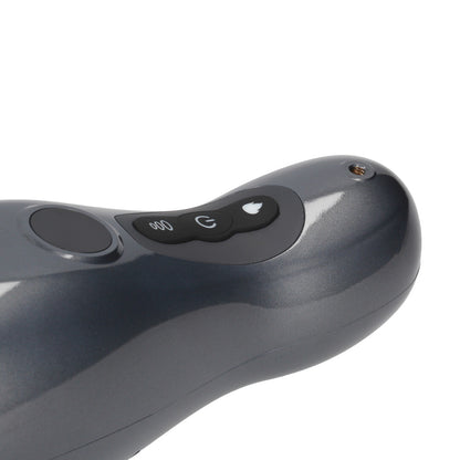 Virtuo - Suction and Vibration Masturbator Pump with Phone Attachment - Gun Metal