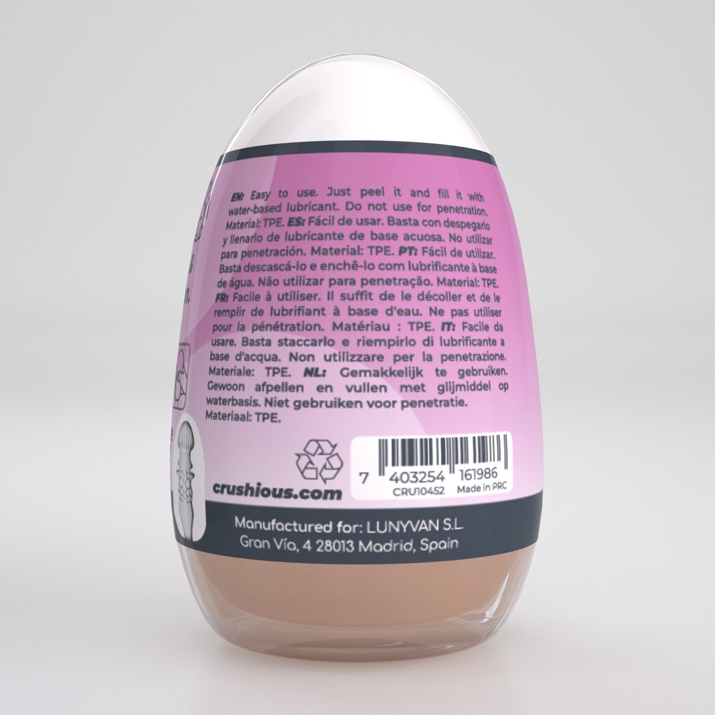 Ezy Egg - Masturbator-Ei - The Skilled - Lila