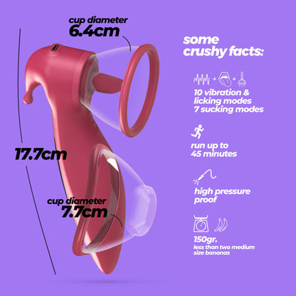 Saci - Clitoral and Nipple Stimulator with Suction