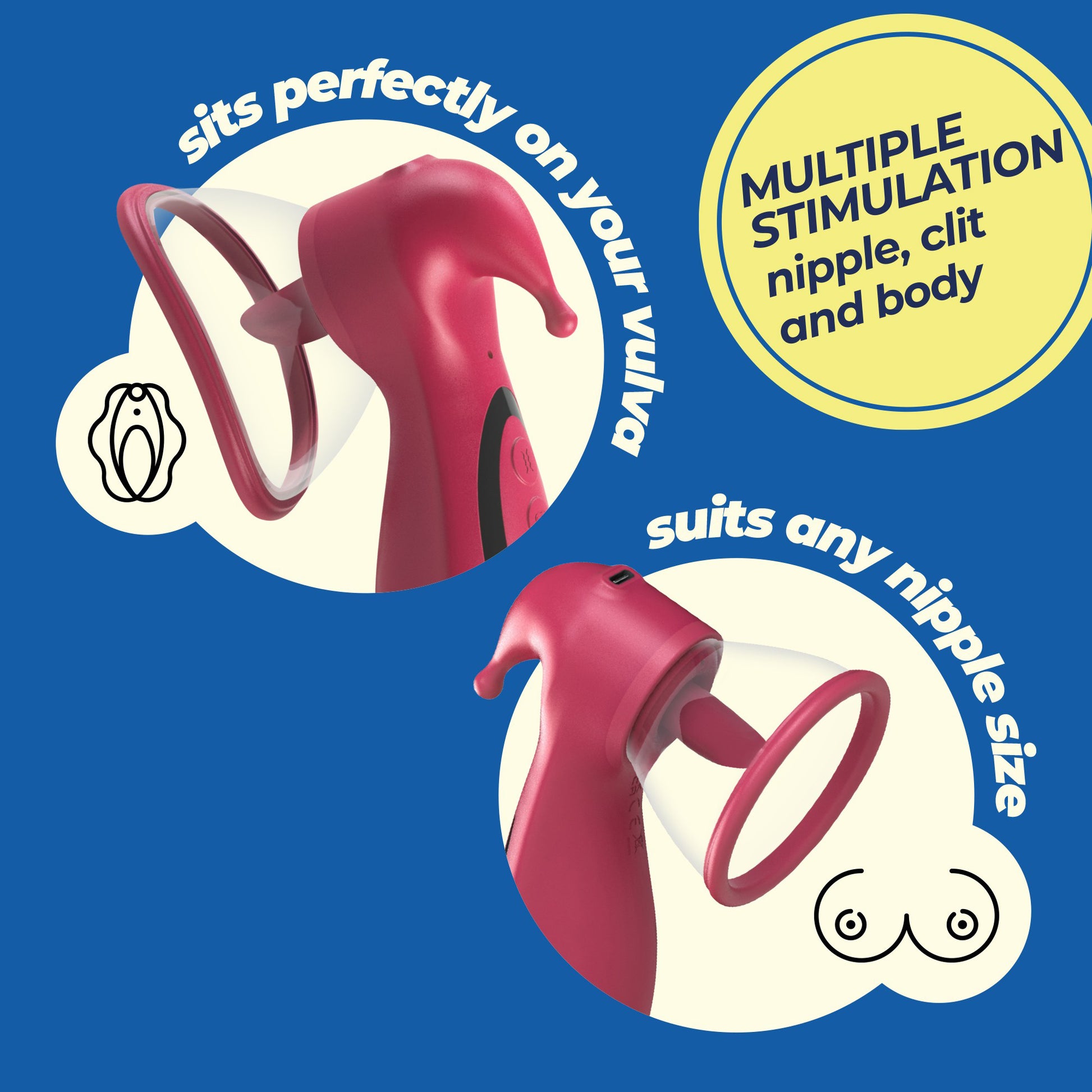 Saci - Clitoral and Nipple Stimulator with Suction