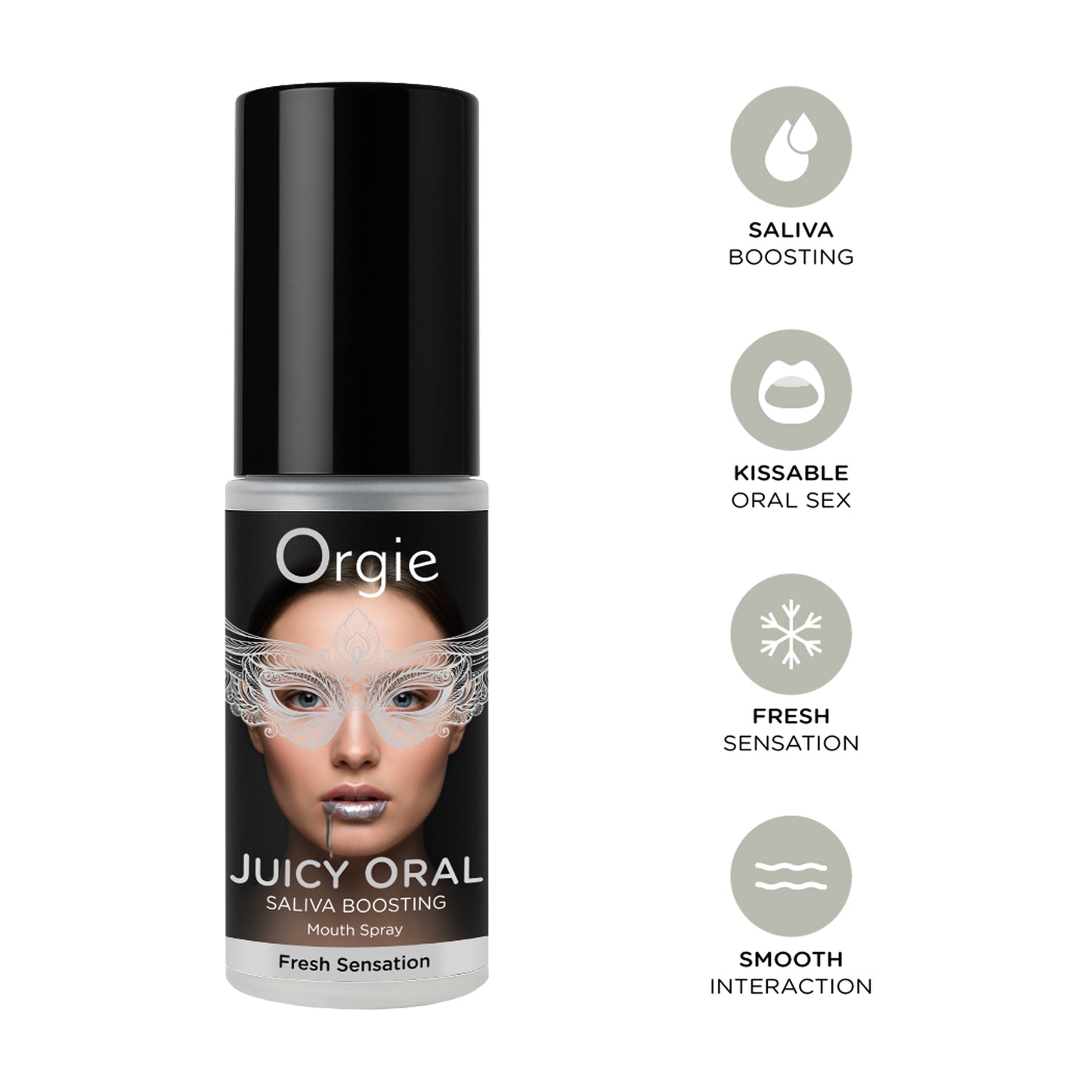 Orgie - Juicy Oral - Saliva Boosting Mouth Spray - 0.5 fl oz / 15 ml