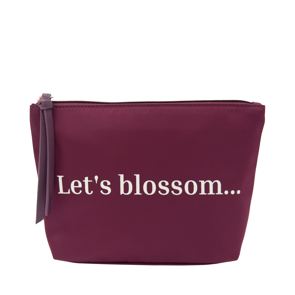 Let's Blossom - Pouch - Purple