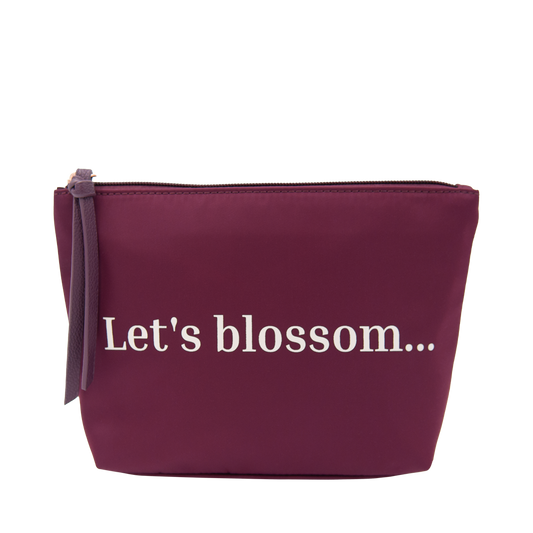 Let's Blossom - Pouch - Purple