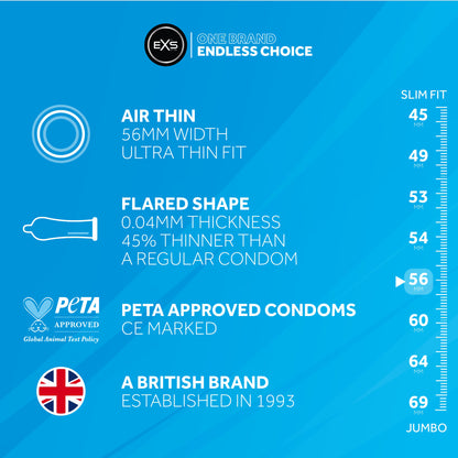 EXS Air Thin - Condoms - 12 Pieces