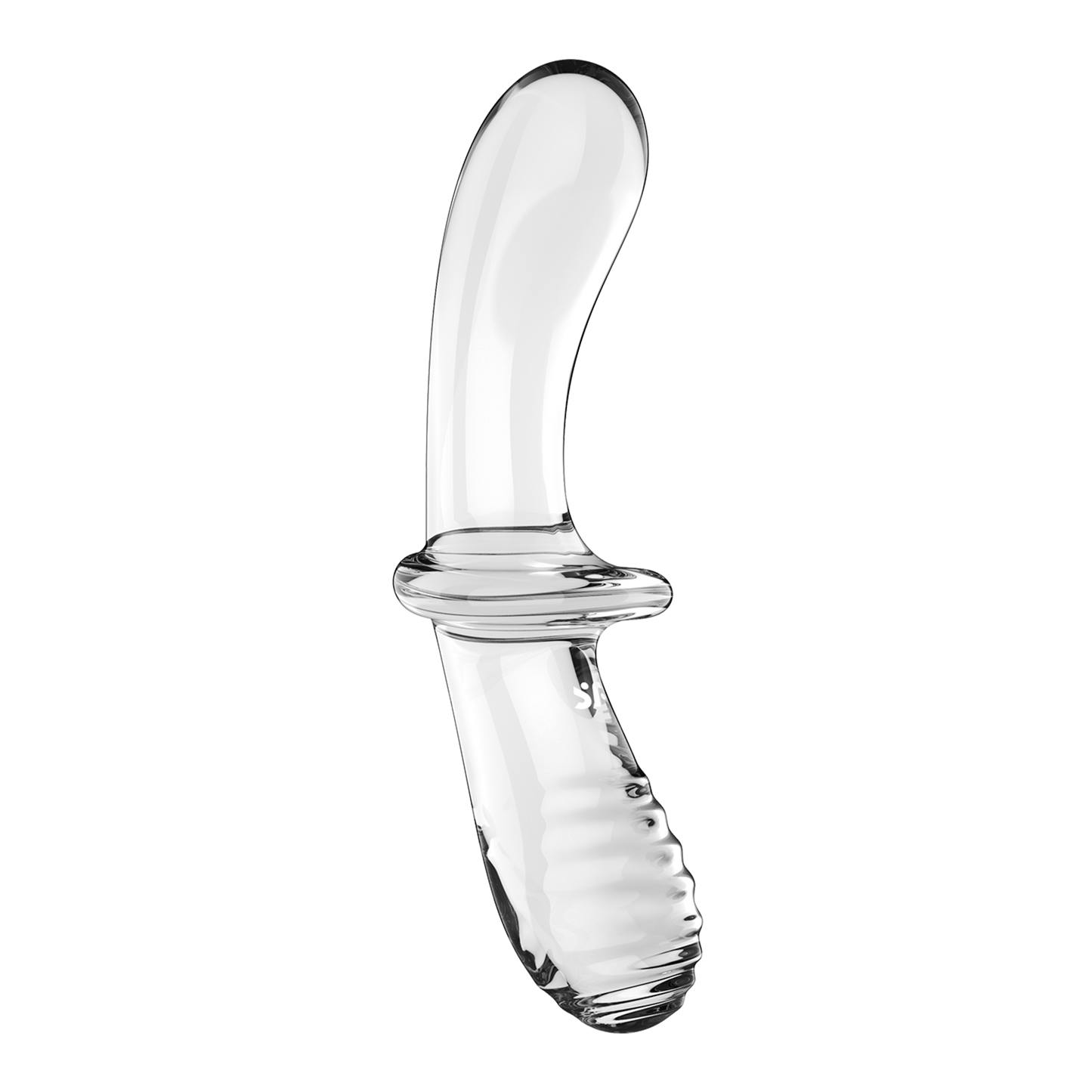 Satisfyer - Double Crystal - Glass Dildo - Transparent
