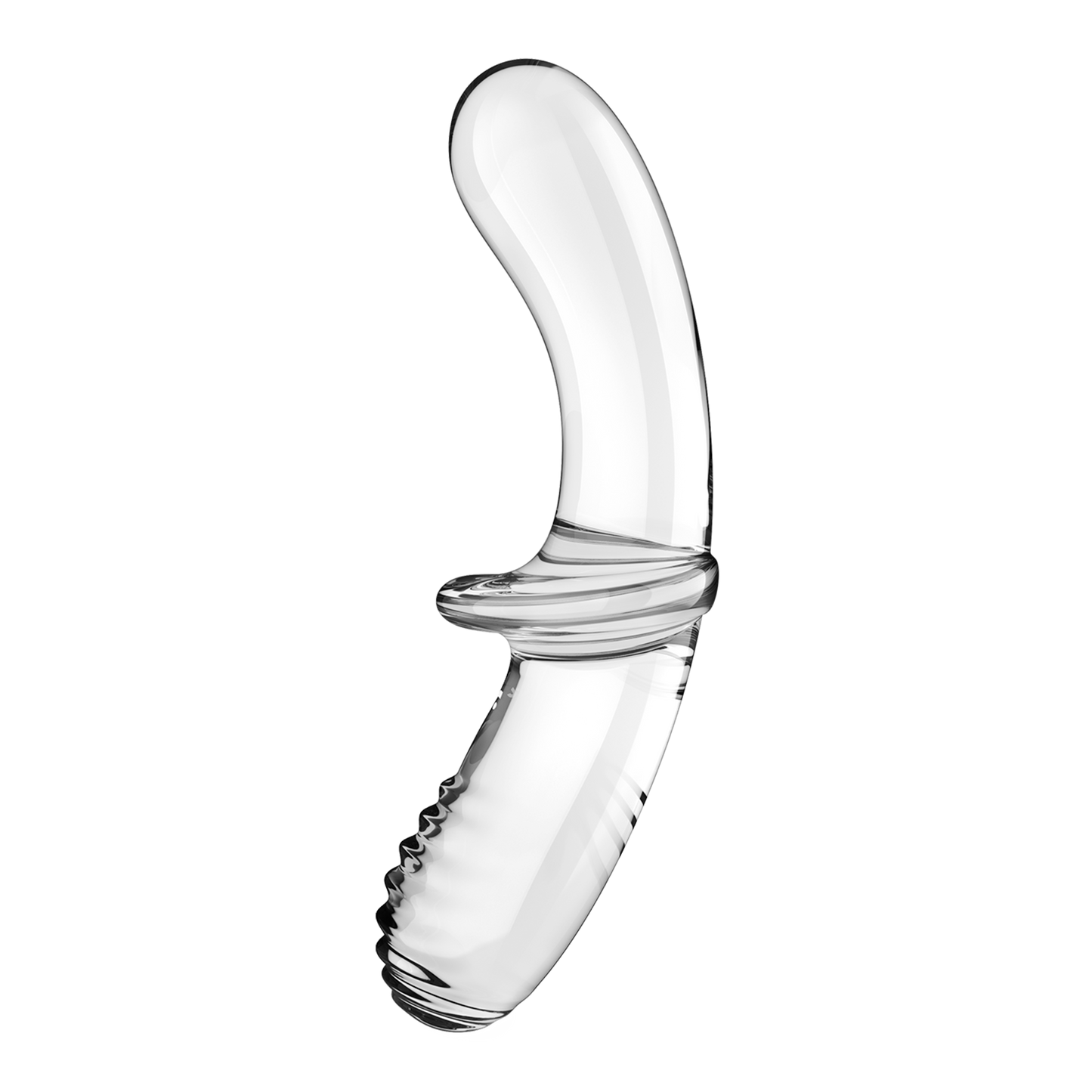 Satisfyer - Double Crystal - Glass Dildo - Transparent