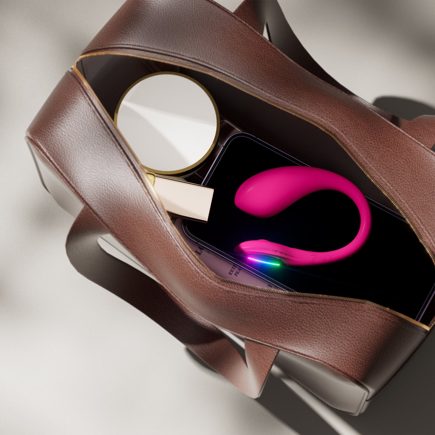 Lush Mini - Powerful Remote-controlled Wearable G-Spot Egg Vibrator - Pink