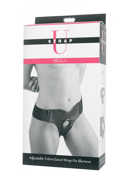 Bella - Adjustable Velvet Padded Strap-On Dildo